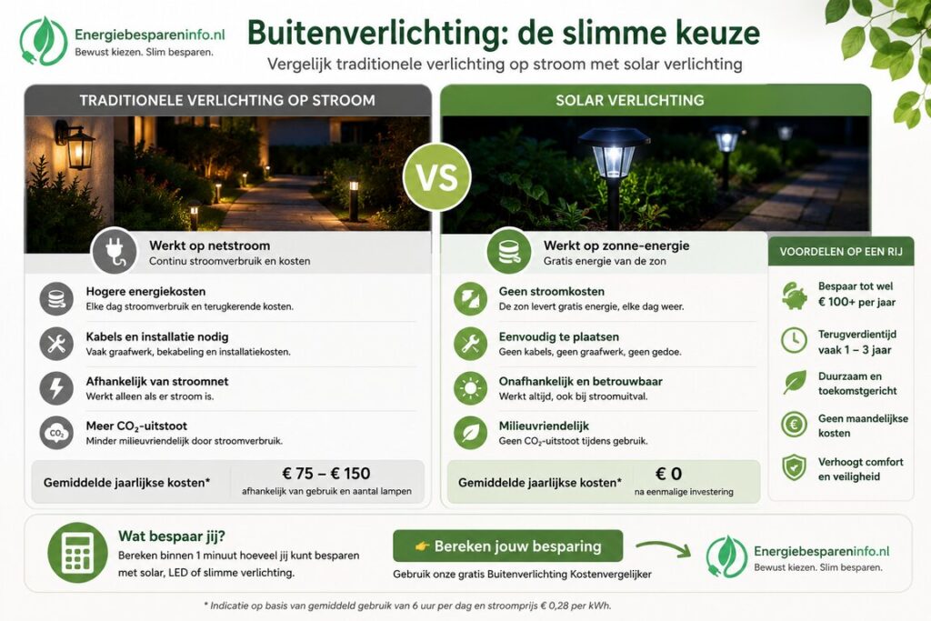 Infographic Solar Tuinverlichting