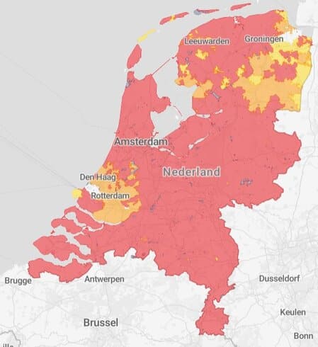 Netcongestie Kaart Nederland