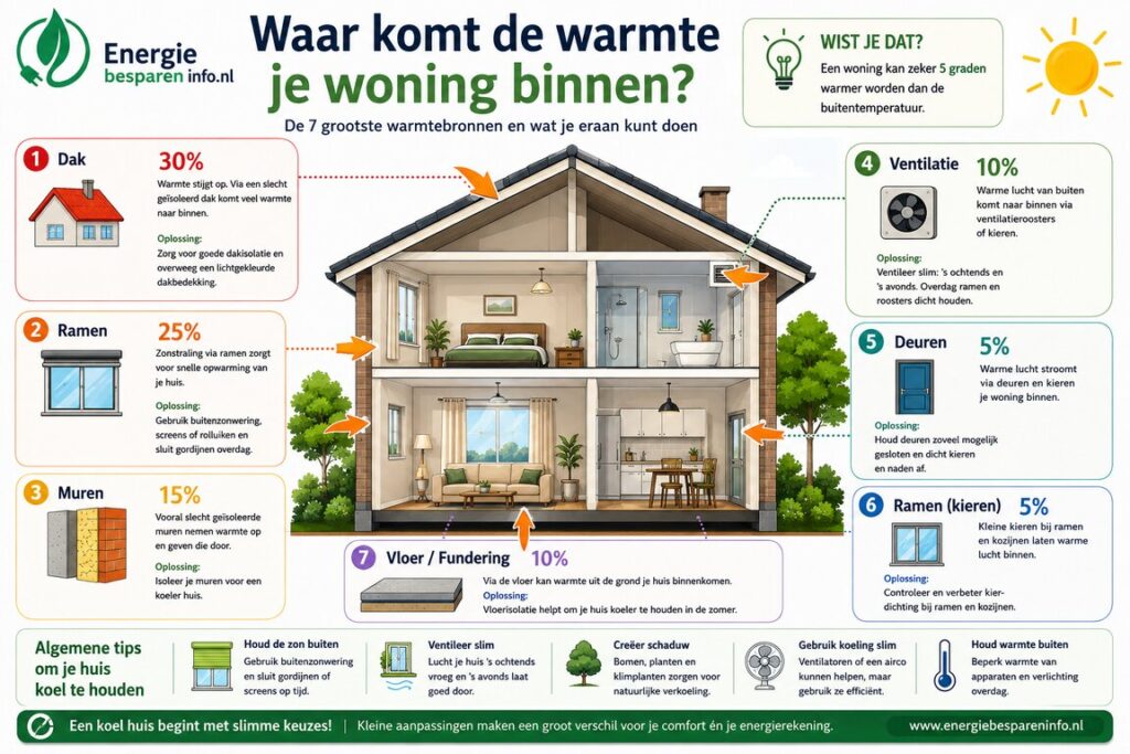 Infographic Hoe Warmt je Huis Op